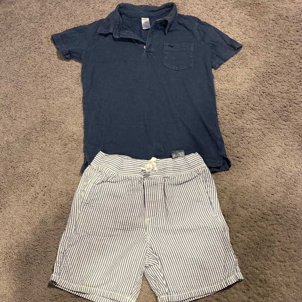 Tommy Hilfiger Navy and White Kids Set